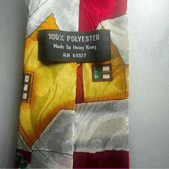 Santa Clause Christmas Men’s Neck Tie - Picture 4 of 5